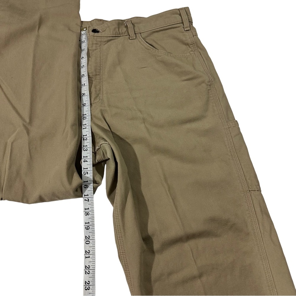 Carhartt Cat 2 Flame Resistant Tan Canvas Cargo Jeans Pants Sz 38x34 7 Pockets - Picture 10 of 15